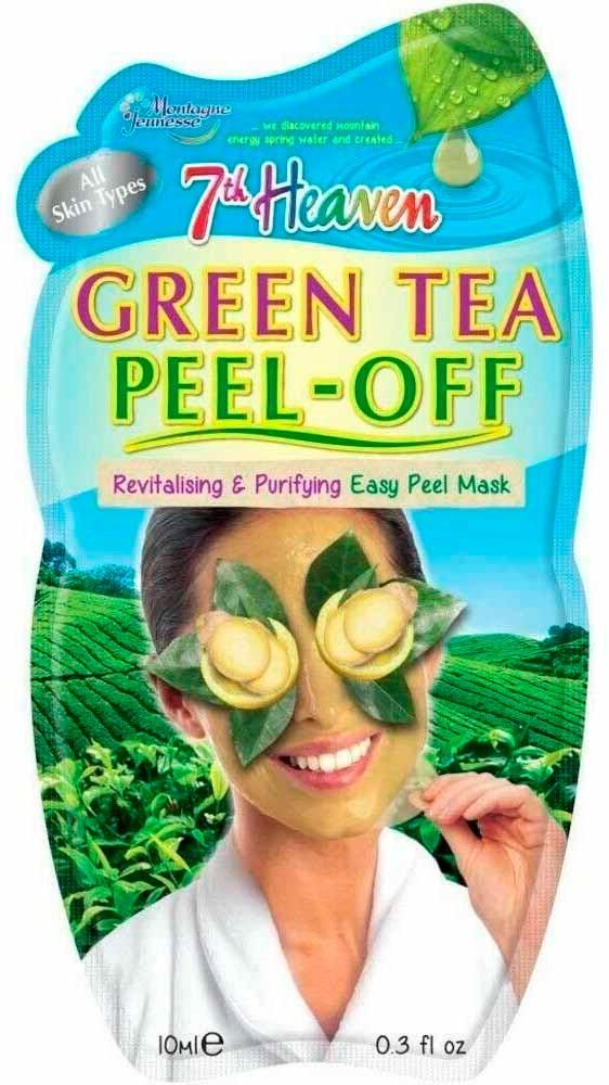 7TH HEAVEN GREEN TEA PEEL-OFF MASK 0.3 oz. DISPLAY (12 COUNT)