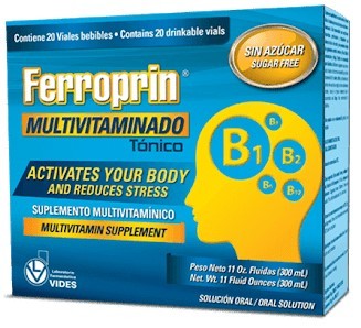 FERROPRIN MULTIVITAMINAS -  20 VIALES (VIALS)