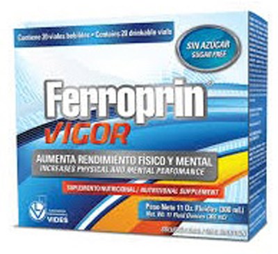 FERROPRIN VIGOR - 20 VIALES (VIALS)