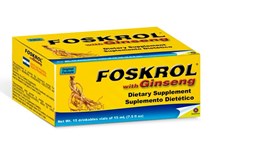 FOSKROL CON GINSENG - 15 VIALES (VIALS)