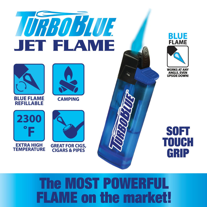 ITEM NUMBER 021601 TORCH BLUE JET FLAME LIGHTER 25 PIECES PER DISPLAY