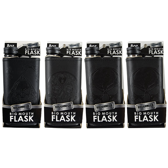 ITEM NUMBER 022426 BIG MOUTH FLASK 4 PIECES PER DISPLAY