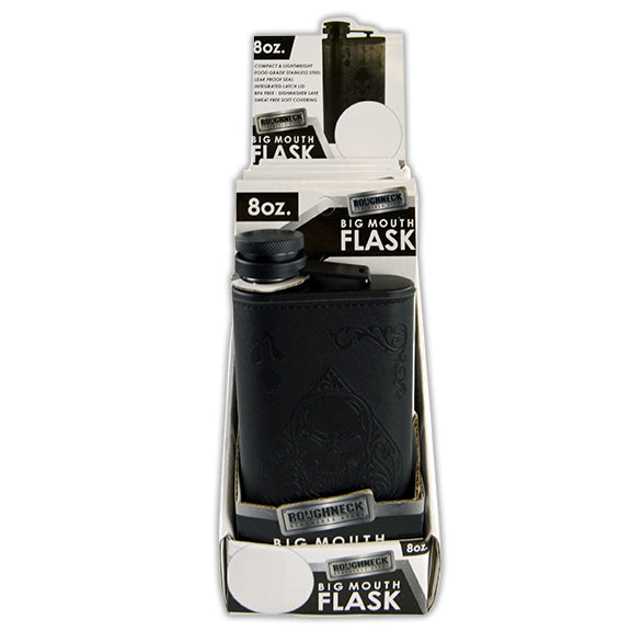 ITEM NUMBER 022426 BIG MOUTH FLASK 4 PIECES PER DISPLAY