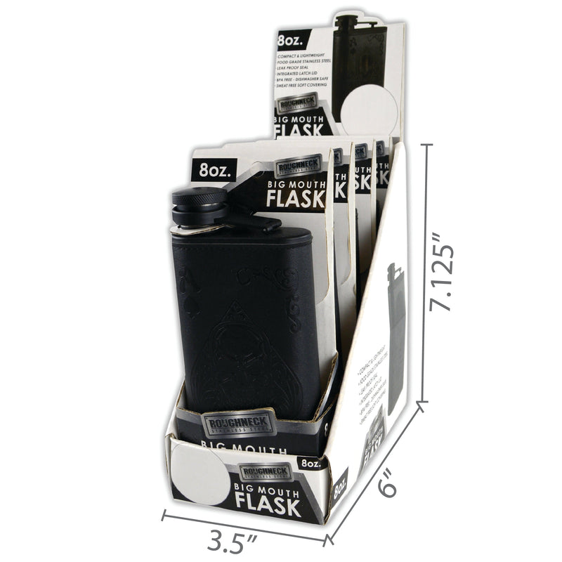 ITEM NUMBER 022426 BIG MOUTH FLASK 4 PIECES PER DISPLAY