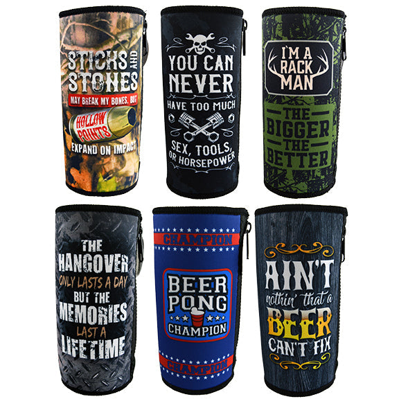 ITEM NUMBER 022477 24OZ CAN COOLER 6 PIECES PER DISPLAY