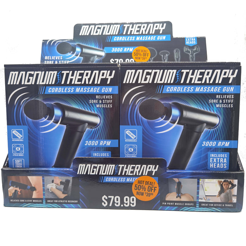 ITEM NUMBER 022789 MAGNUM MASSAGER GUN 6 PIECES PER DISPLAY