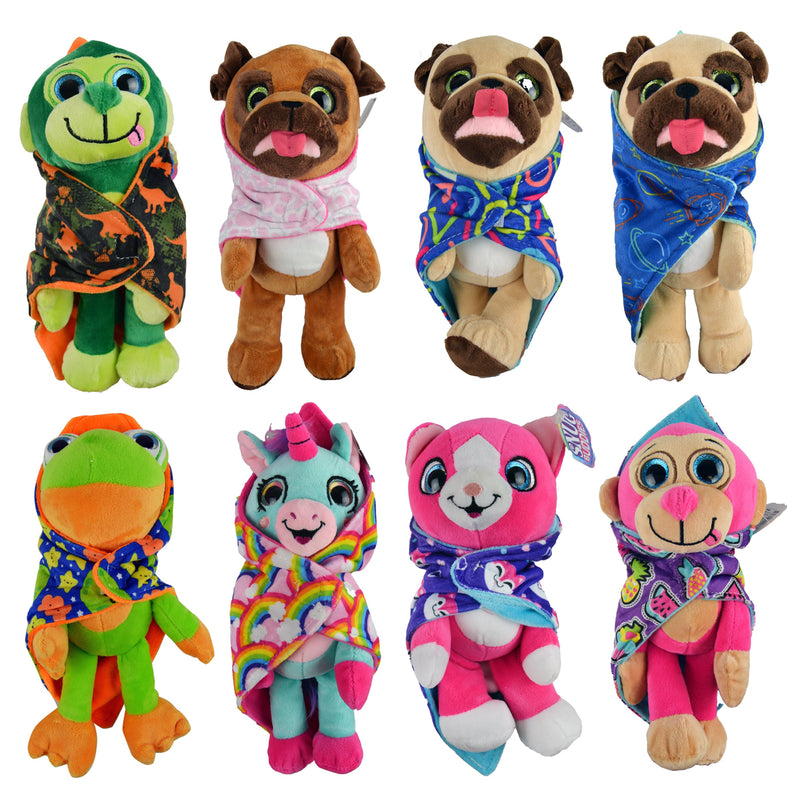 ITEM NUMBER 088366 BLANKET PLUSH FLOOR DISPLAY 24 PIECES PER DISPLAY