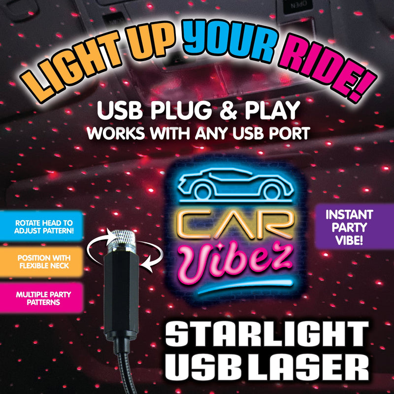 ITEM NUMBER 023306 CAR STARLIGHT MOOD LIGHT USB 6 PIECES PER DISPLAY