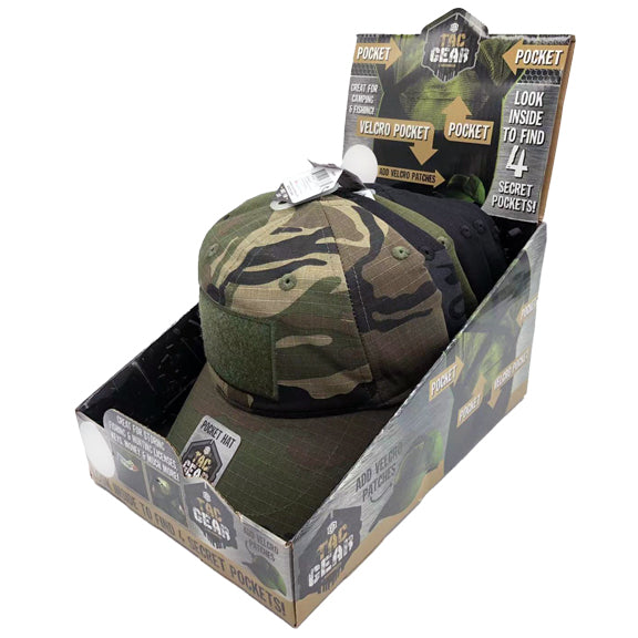 ITEM NUMBER 088425 TACGEAR POCKET HATS 6 PIECES PER DISPLAY