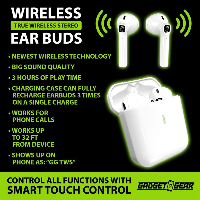 ITEM NUMBER 023635 WIRELESS EARBUDS 6 PIECES PER DISPLAY