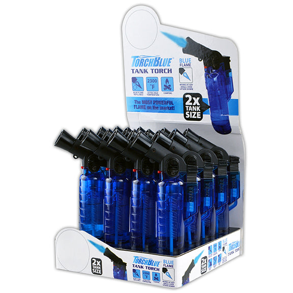 ITEM NUMBER 023814 TORCH BLUE LARGE TANK TORCH XXL 16 PIECES PER DISPLAY