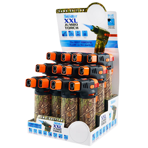 ITEM NUMBER 023927 CAMO XXL TORCH BLUE 12 PIECES PER DISPLAY