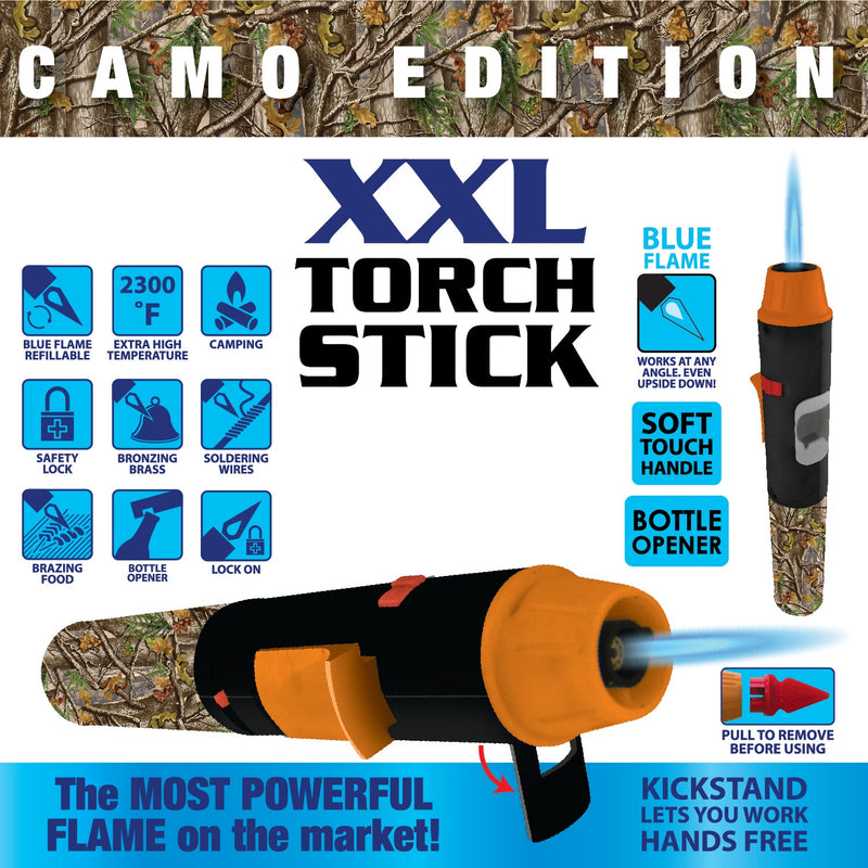 ITEM NUMBER 023978 TORCH BLUE CAMO STICK 12 PIECES PER DISPLAY