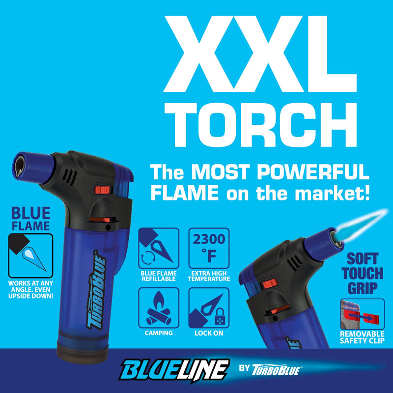 ITEM NUMBER 024833 TORCH BLUE XXL BLUE LINE 12 PIECES PER DISPLAY