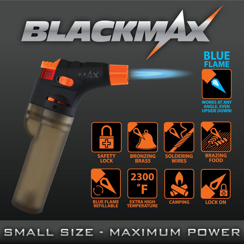 ITEM NUMBER 024920 BLACK MAX TORCH LIGHTER 16 PIECES PER DISPLAY