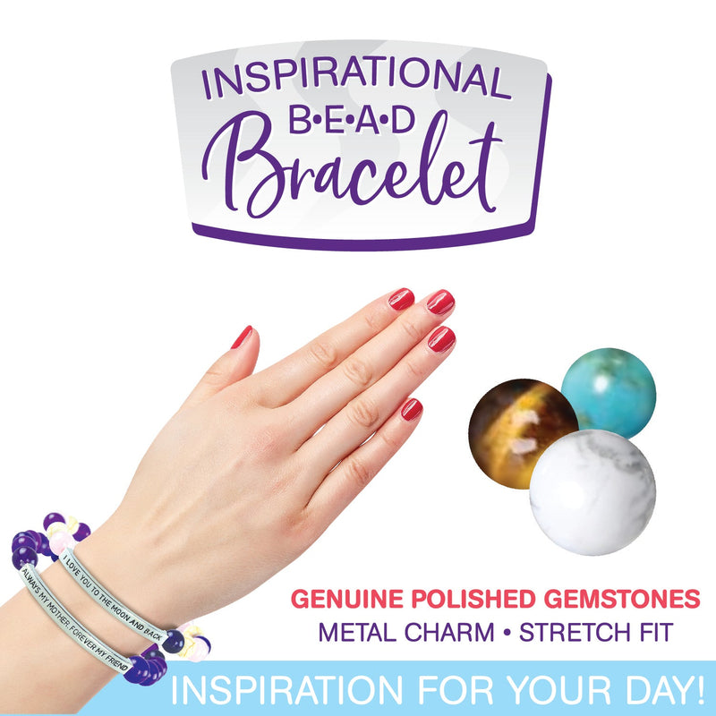 ITEM NUMBER 026813 INSPIRATIONAL BEAD BRACELET 12 PIECES PER DISPLAY