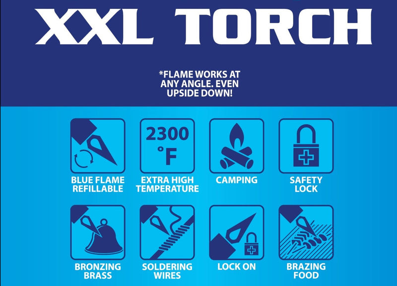 ITEM NUMBER 040323 TORCH BLUE XXL 13 PIECES PER DISPLAY