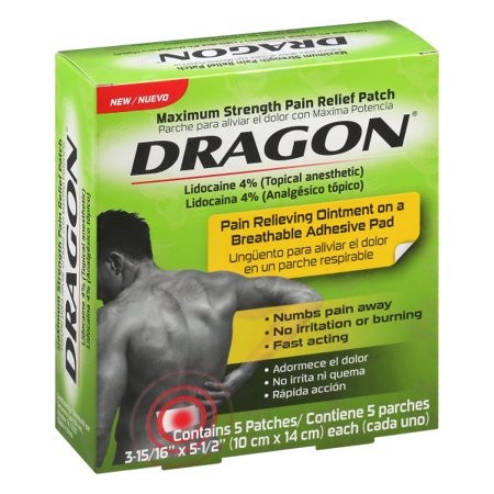 DRAGON LIDOCAINE PATCHES (5 COUNT)