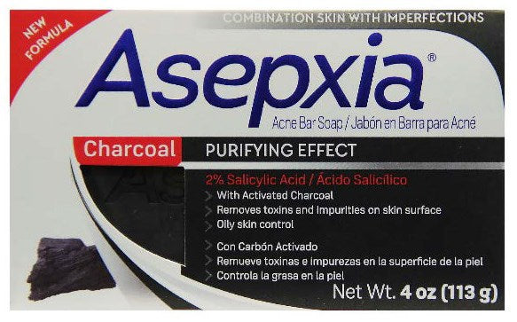 ASEPXIA CLEANSING BAR CHARCOAL 4 oz.