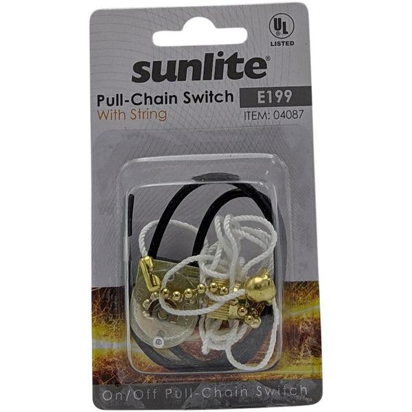 Replacement Pull-Chain Light Switch, with String (24 Pack)