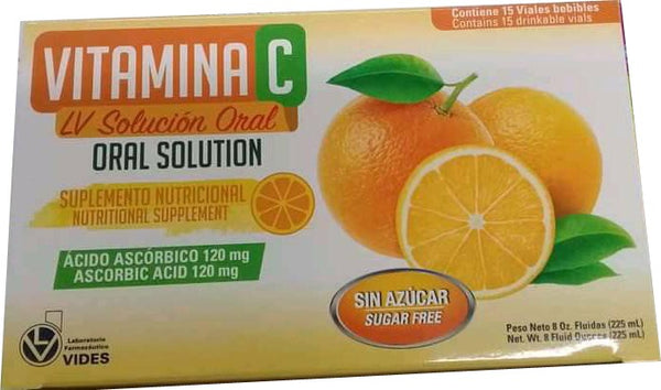 VITAMINA C BY VIDES LABORATORIES 15 VIALES (VIALS)