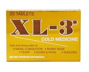 XL-3 COLD MEDICINE (20 CAPSULES)