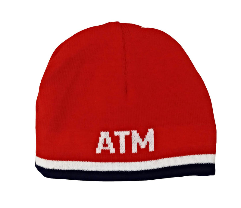 ATLETICO DE MADRID REVERSIBLE BLUE AND RED BEANIE