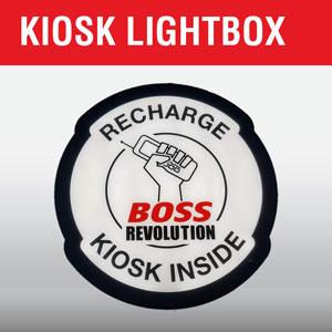 BOSS Revolution Kiosk Lightbox