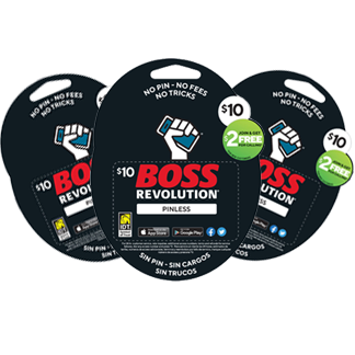 $10 Boss Revolution Hard Card (50 Pack)