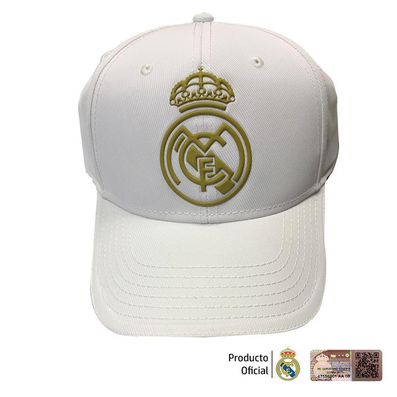 REAL MADRID HAT WHITE AND GOLD