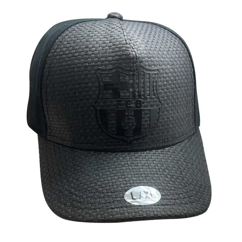 Barcelona F.C. Pannel Black Cap Gorra Pannel Negra