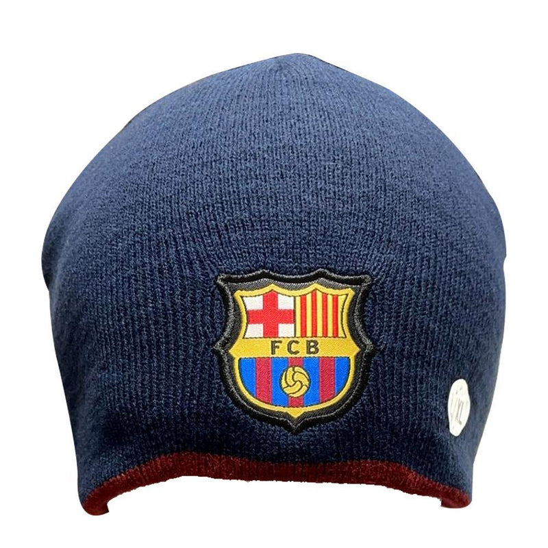 FC Barcelona Beanie hat Official Winter Soccer Red