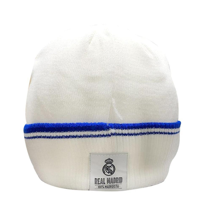 REAL MADRID WHITE  BEANIE HAT REVERSIBLE