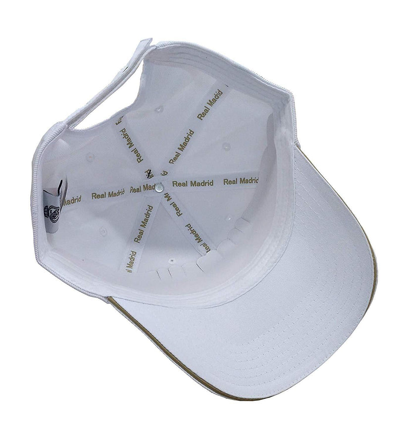 REAL MADRID HAT WHITE AND GOLD