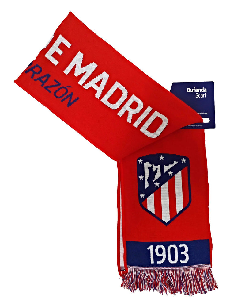 ATLETICO DE MADRID SCARF RED