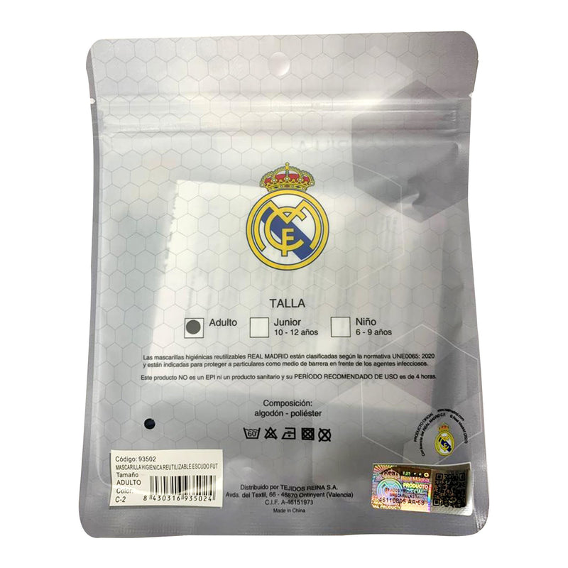 REAL MADRID WHITE FACE MASK