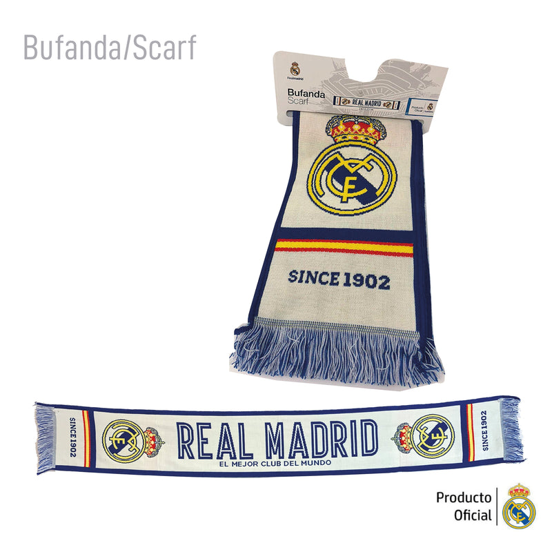 REAL MADRID SCARF CLASSIC "El mejor equipo del Mundo"