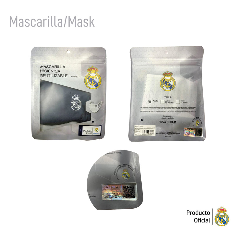 REAL MADRID BLUE FACE MASK