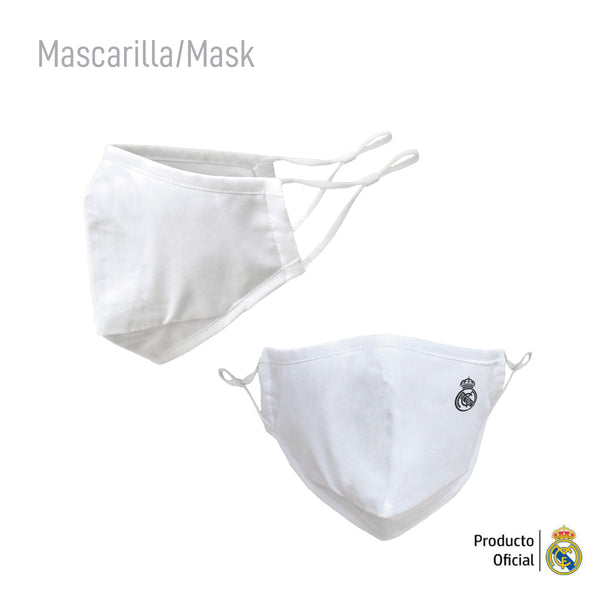 REAL MADRID WHITE FACE MASK