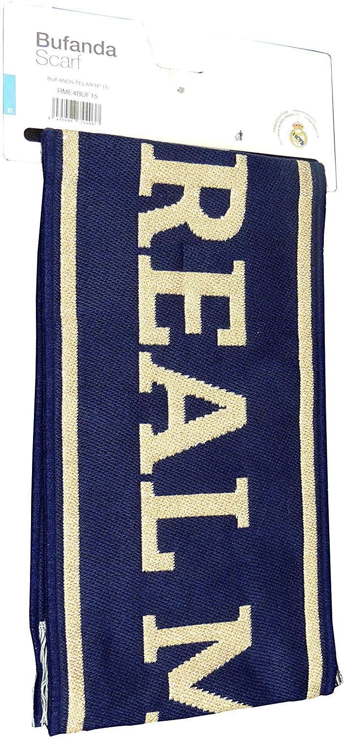 REAL MADRID SCARF BLUE AND GOLD