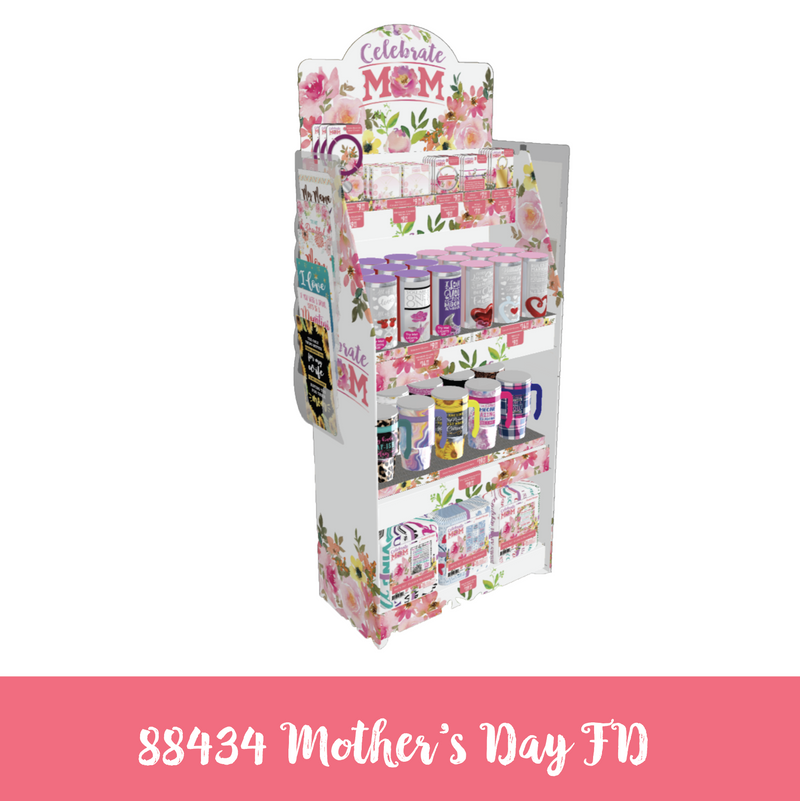 ITEM NUMBER 088434 MOTHER'S DAY FLOOR DISPLAY 96 PIECES PER DISPLAY