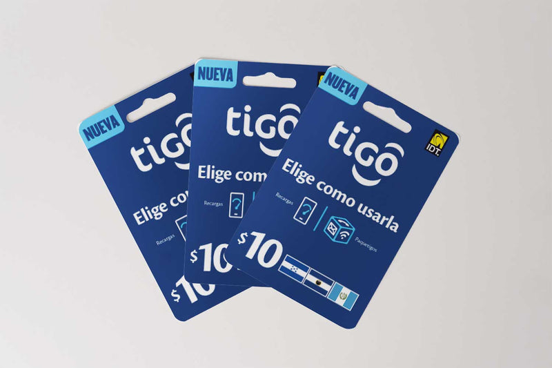 $10 Tigo Universal Hard Cards