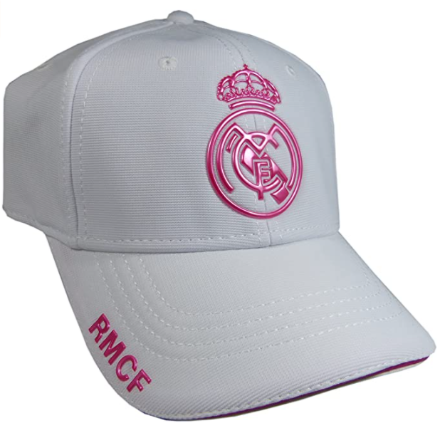 REAL MADRID HAT WHITE AND PINK WOMEN