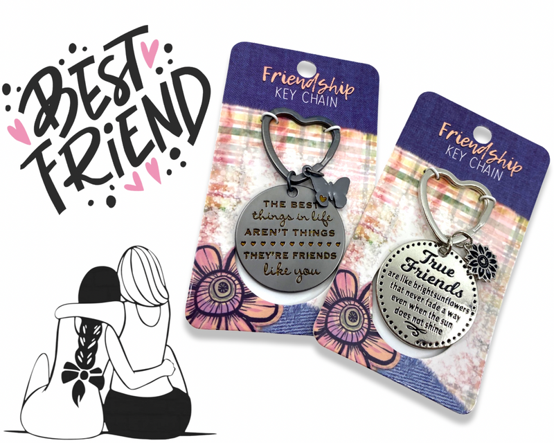 ITEM NUMBER 023122 FRIENDSHIP KEYCHAIN 12 PIECES PER DISPLAY