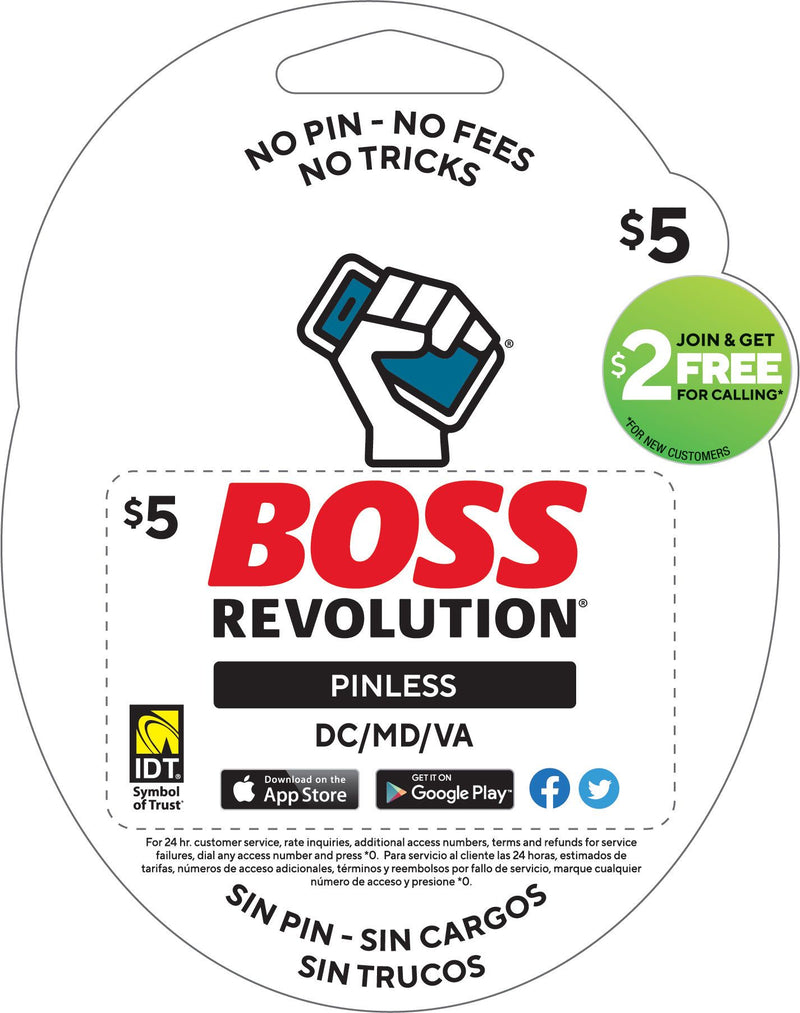 $5 Boss Revolution Hard Card (50 Pack)