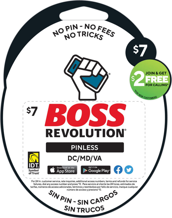 $7 Boss Revolution Pinless Hard Cards (50 Pack)