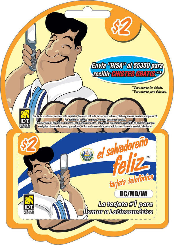 $2 FELIZ EL SALVADORENO (50 Pack)