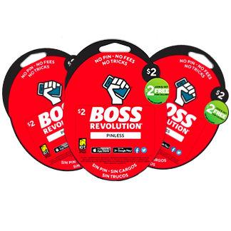 $2 Boss Revolution Hard Cards: INACTIVE (50 Pack)