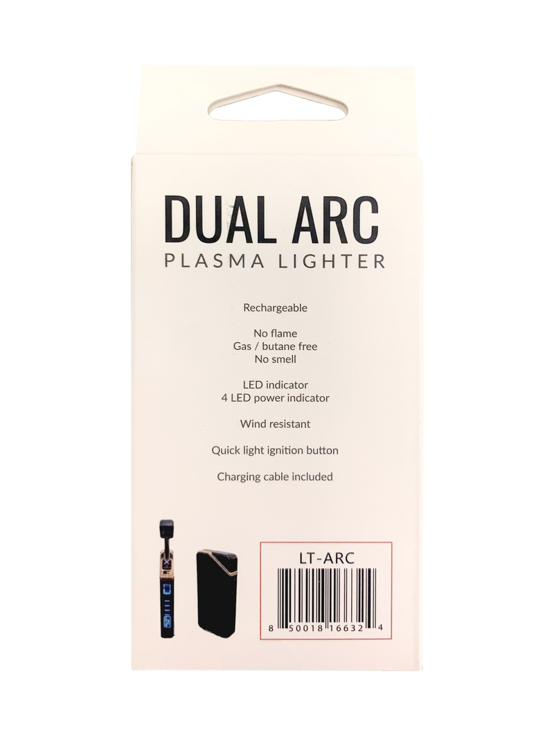 DUAL ARC PLASMA LIGHTER RECHARGEABLE (12 Pack)