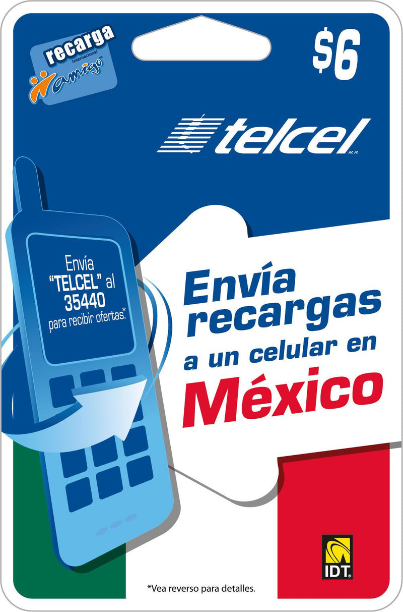 $6 Telcel Mexico (50 Pack)